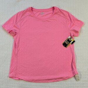 Avia Performance Tee Hot Pink Athletic Shirt Womens L (12-14) NWT